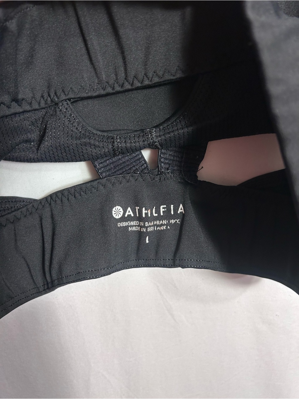 Athleta Black Sports Bra - Picture 3 of 4